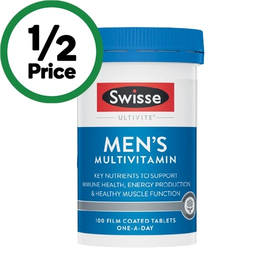 Swisse Ultivite Men’s Multivitamin Tablets Pk 100~