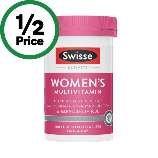 Swisse Ultivite Women’s Multivitamin Tablets Pk 100~