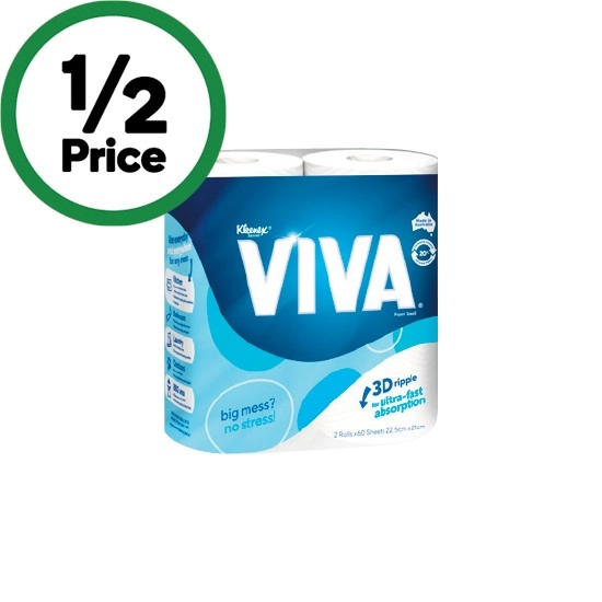 Viva Paper Towel Pk 2