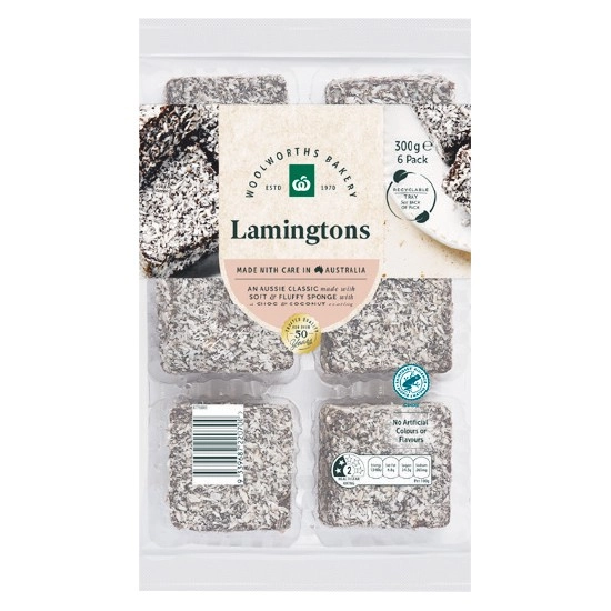 Woolworths Lamingtons Pk 6-18