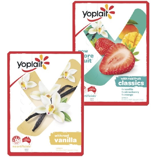 Yoplait Yoghurt Varieties 100g Pk 12 – From the Fridge