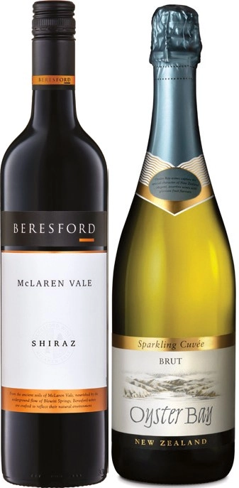 Beresford McLaren Vale or Oyster Bay Cuvee 750mL Varieties