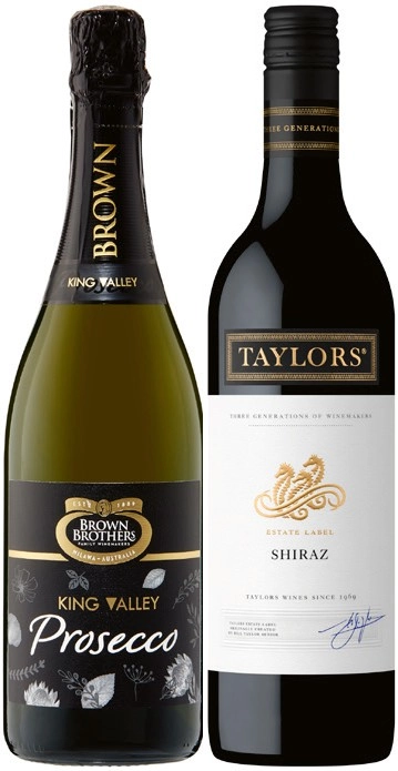 Brown Brothers Prosecco or Taylors Estate 750mL Varieties