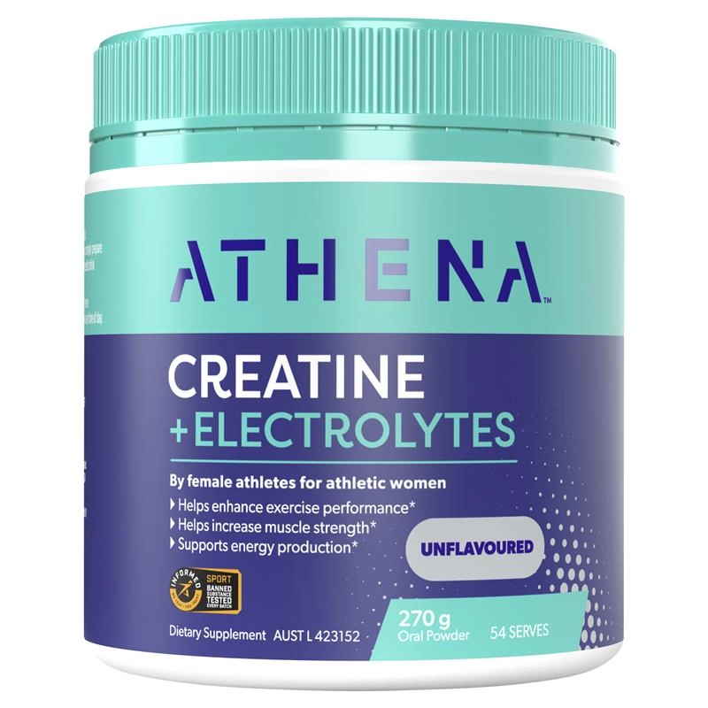 Athena Creatine + Electrolytes Unflavoured 270g