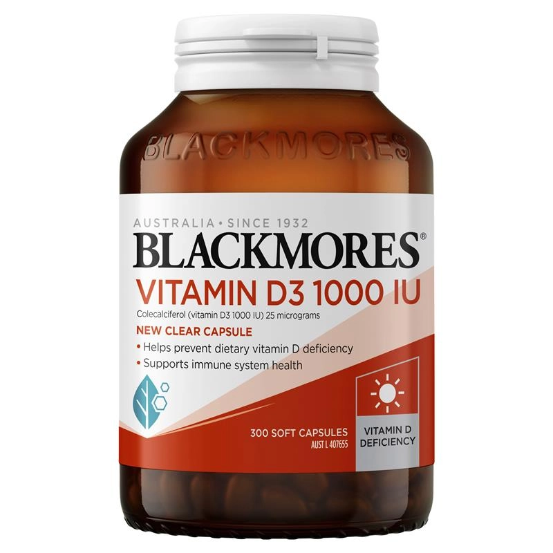 Blackmores Vitamin D3 1000IU (300 Capsules)