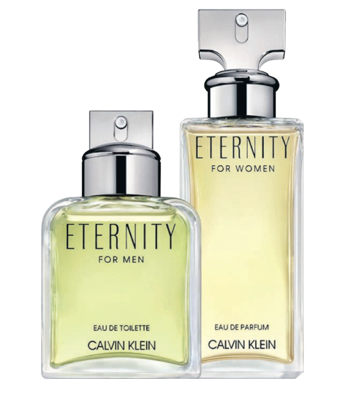 Calvin Klein Eternity For Men 100ml EDT or Women 100ml EDP