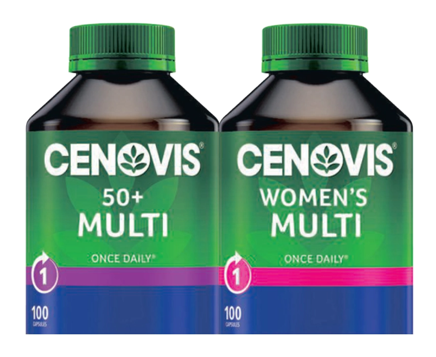 Cenovis 50+ or Women’s Multi 100 Capsules