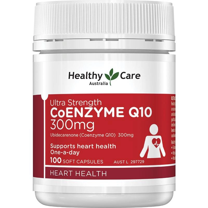 Healthy Care Ultra Strength CoEnzyme Q10 300mg 100 Capsules