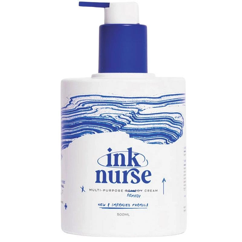 Ink Nurse Tattoo Aftercare + Multipurpose Remedy Cream 500ml Pump