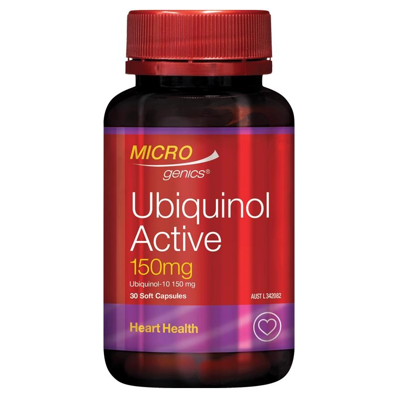 Microgenics Ubiquinol Active 150mg 30 Soft Capsules