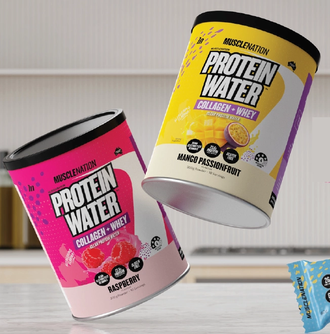 Muscle Nation Protein Water 300g Selected Range