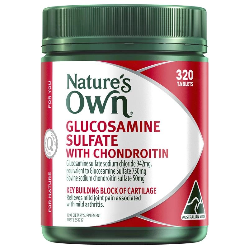 Nature’s Own Glucosamine Sulfate with Chondroitin 320 Tablets