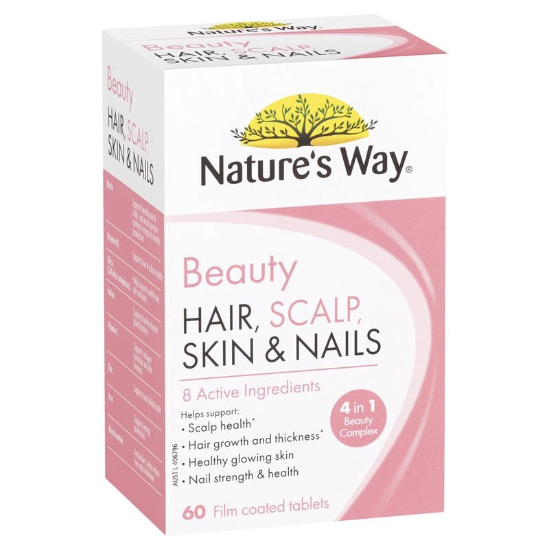 Nature’s Way Beauty Hair, Scalp, Skin & Nails 60 Tablets