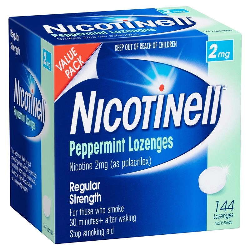 Nicotinell Peppermint Lozenges 144 Pack