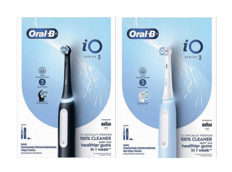 Oral-B Power Toothbrush iO 3 Series Black or Blue