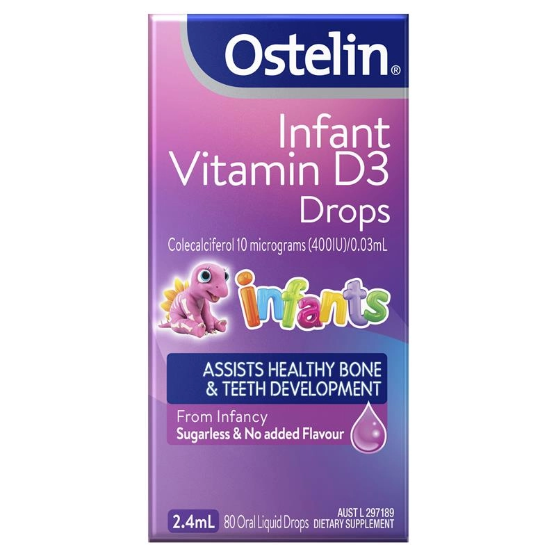 Ostelin Infant Vitamin D3 2.4ml Drops