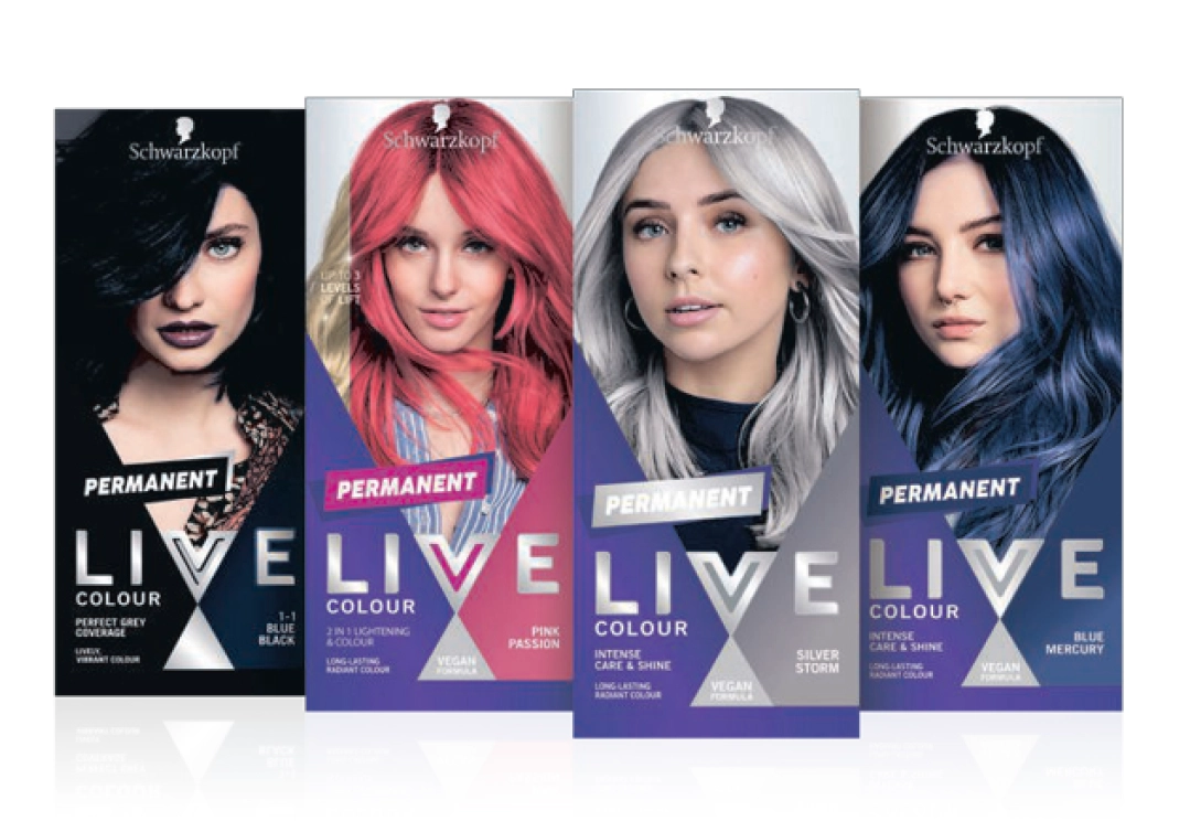 Schwarzkopf Live Colour Hair Colour Range