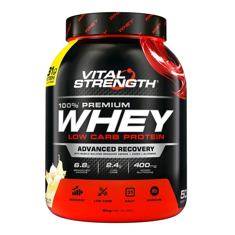 Vital Strength Launch Whey Protein Vanilla 2kg