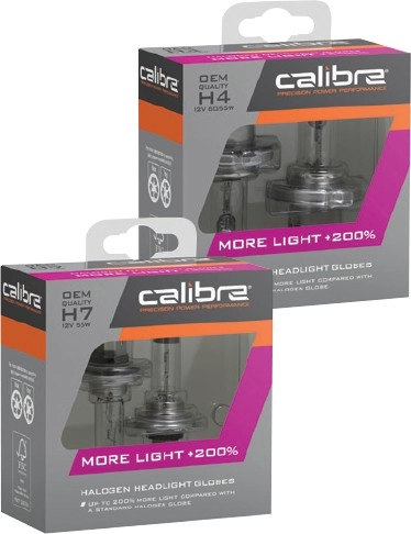 Calibre Plus 200 Headlight Globes