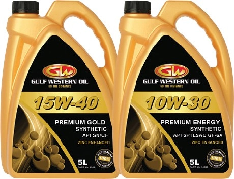 Gulf Western 5L Premium Engine Oils^