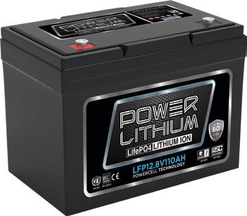 Powercrank 12V 110Ah Deep Cycle Lithium Battery^