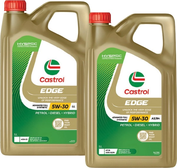 Selected Castrol 5L Edge 5W-30 Engine Oils^