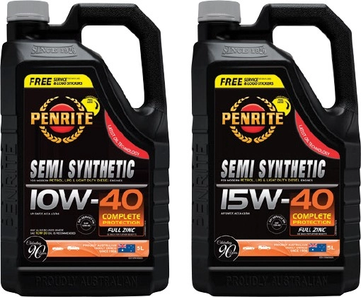 Selected Penrite 5L Semi Synthetic Engine Oils