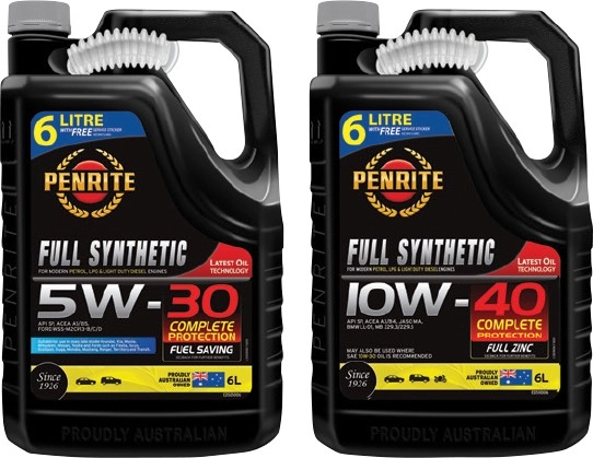 Selected Penrite 6L Full Synthetic Engine Oils