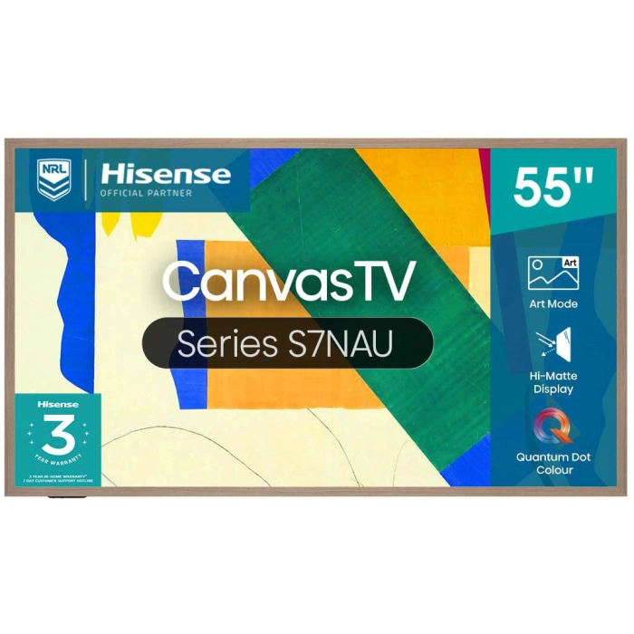 Hisense 55" S7NAU Canvas 4K QLED Smart TV [2024]