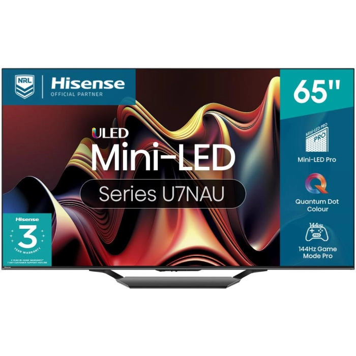 Hisense 65" U7NAU ULED Mini-LED 4K Smart TV [2024]