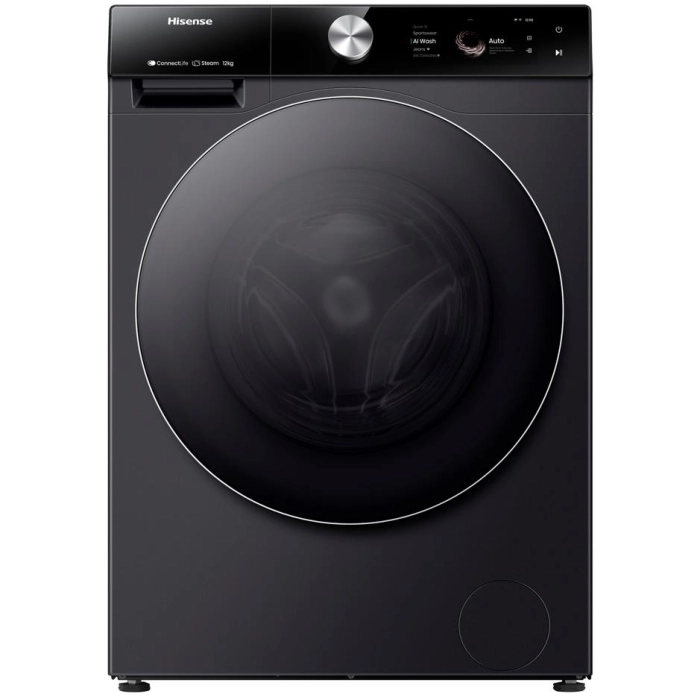 Hisense HWFS1214PB 12kg Series 9 Front Loader Washer (Charcoal Black)