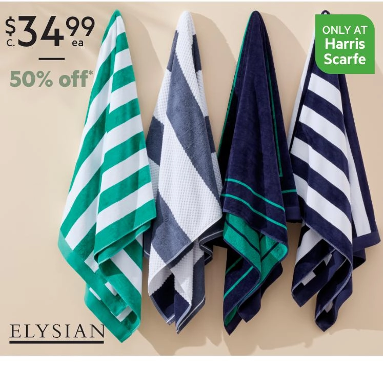 Elysian Beach Towel Range