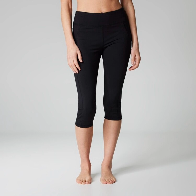 LMA Active Women's Core Blockout Crop Leggings Black