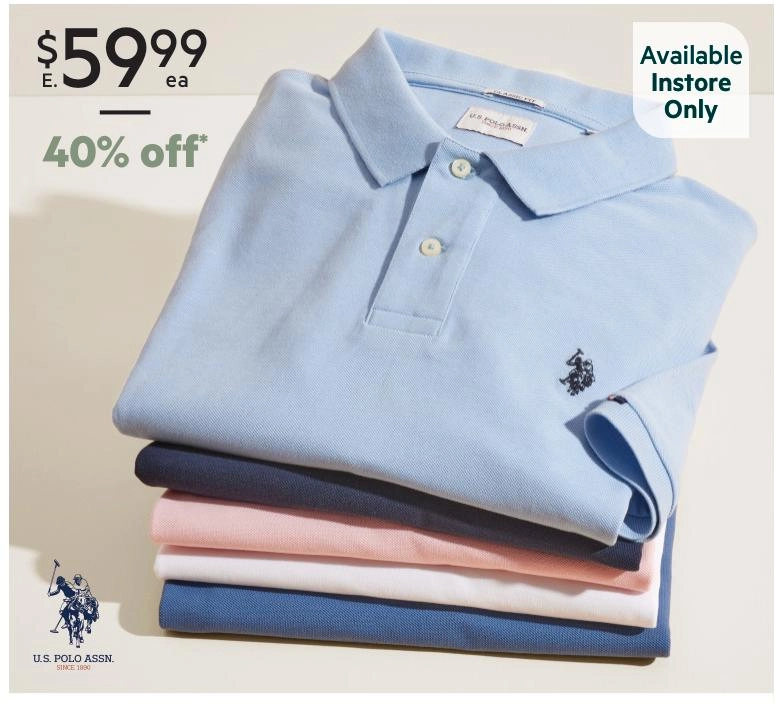 U.S. Polo Assn. Pique Logo Polo