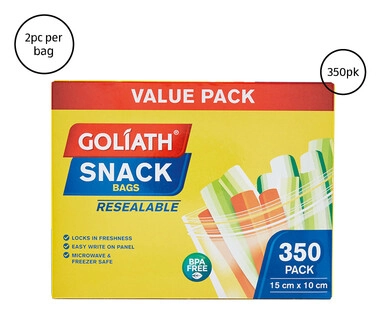 Bulk Snack Bags 350pk or Storage Bags 250pk