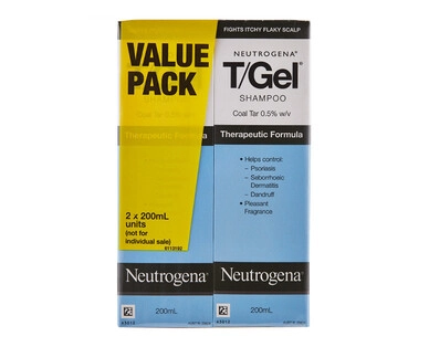 Neutrogena T/Gel Shampoo 2 x 200ml