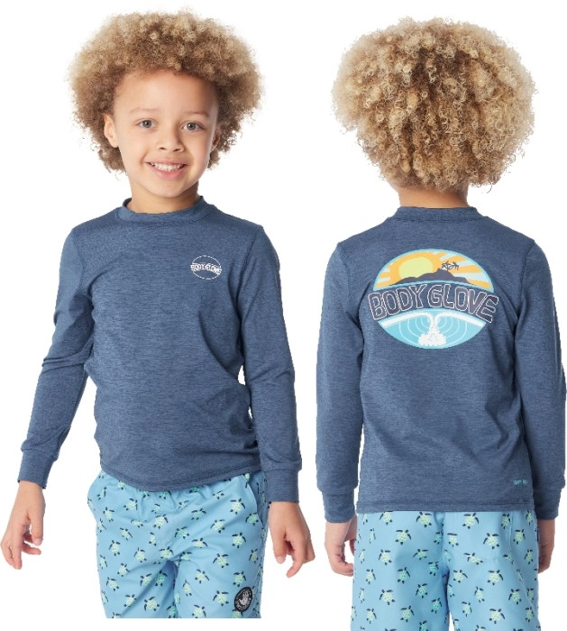 Body Glove Kid’s Beach Print Rash Vest