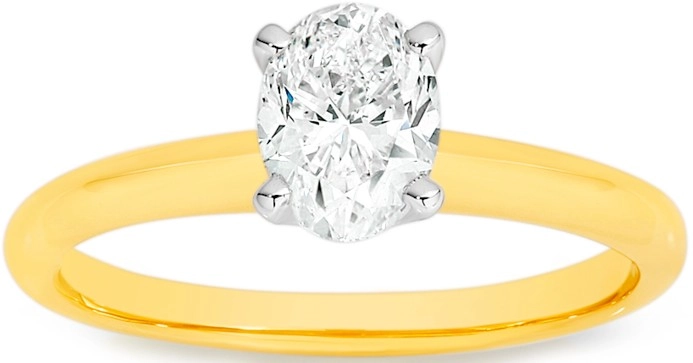 18ct Gold Diamond Solitaire Ring