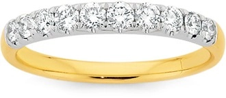 18ct Two Tone Diamond Ring