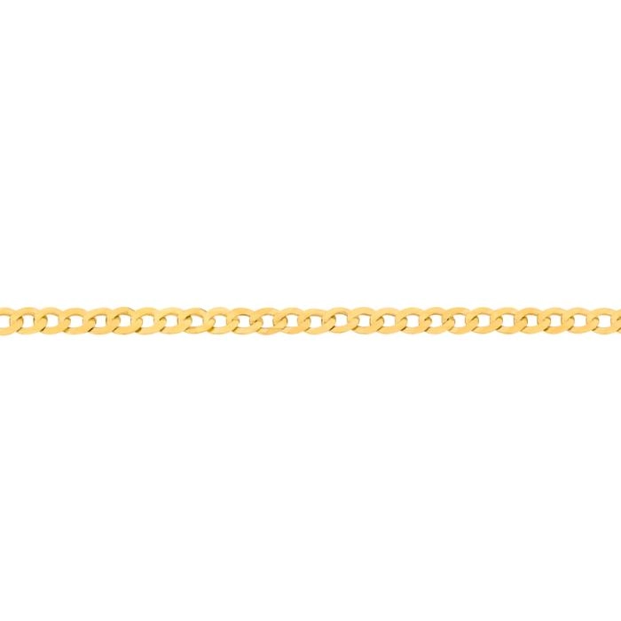 9ct Gold 50cm Solid Curb Chain