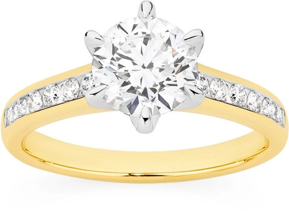 Alora 14ct Gold 1 3/4 Carats TW Lab Grown Diamond Ring