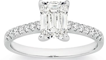 Alora 14ct White Gold 1.65 Carats TW Lab Grown Diamond Ring