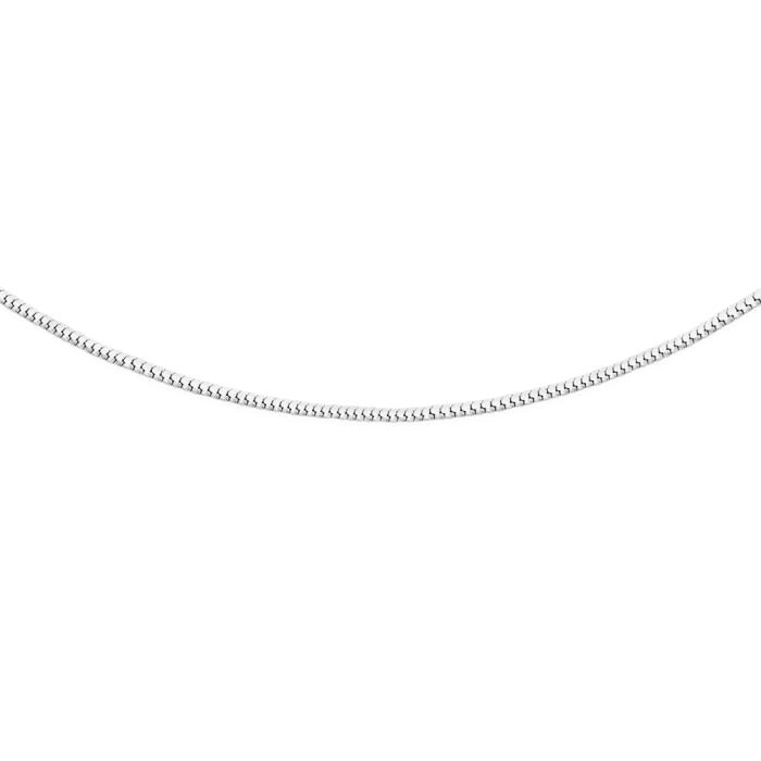 Sterling Silver 45cm Diamond Cut 8 Sides Snake Chain