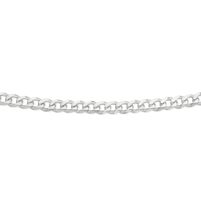 Sterling Silver 55cm Curb Chain