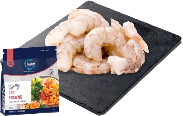 Global Seafoods Raw Prawn Meat 500g