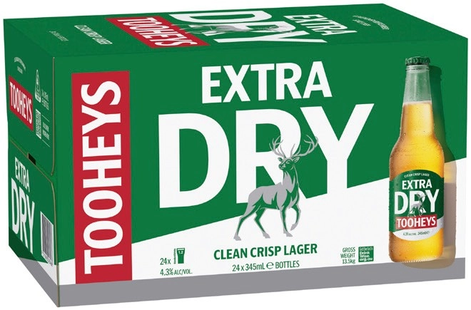 Tooheys Extra Dry 24 Pack