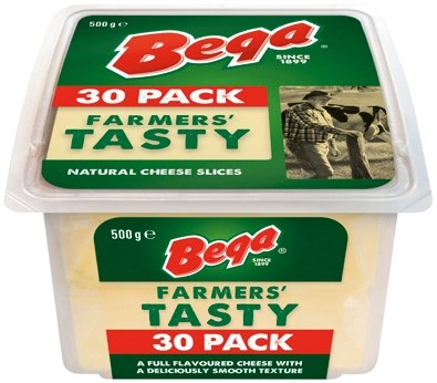 Bega Cheese Slices 30 Pack Selected Varieties