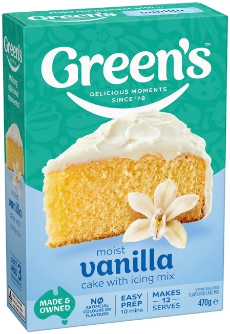 Green’s Baking Mix 380‑470g Selected Varieties