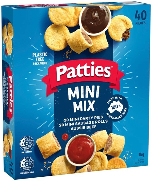 Patties Mini Mix 40 Pack