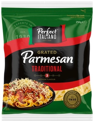 Perfect Italiano Grated Parmesan 250g